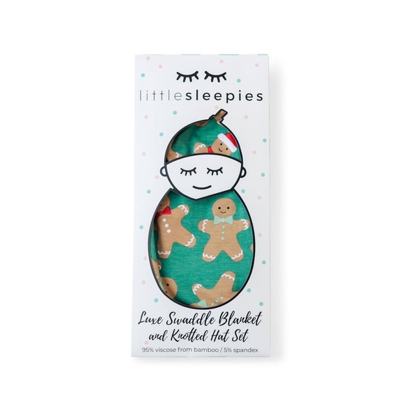 NIB LS Gingerbread Swaddle Set - Picture 2 of 3